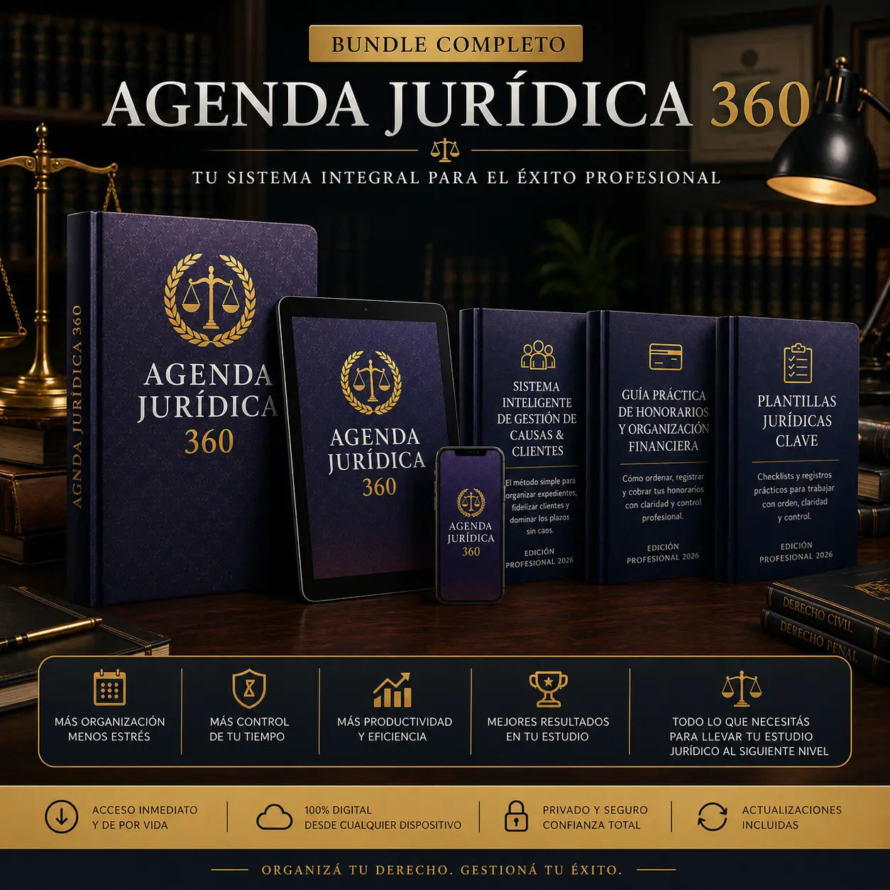 Agenda Juridica 360. Sistema de Organización Jurídica para Abogados